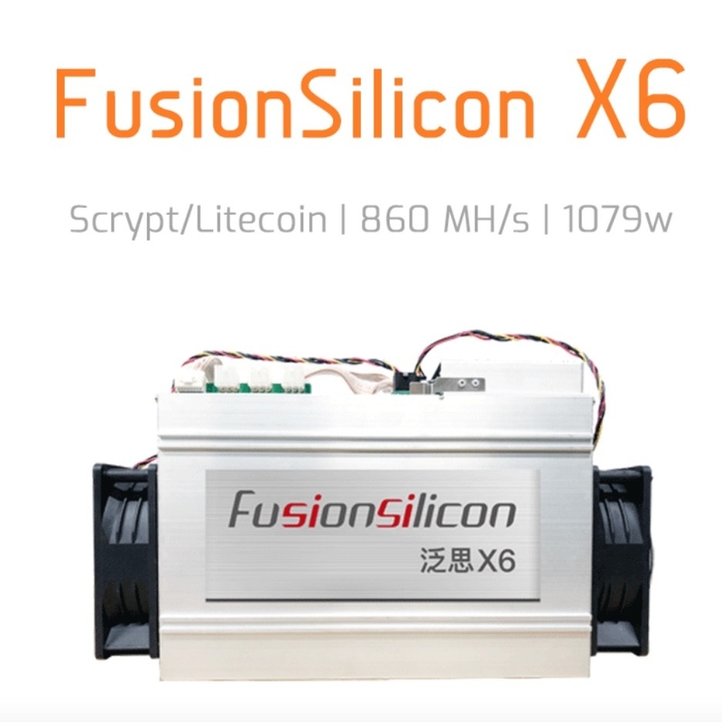 ανθρακωρύχος Asic 23.8GH/S 1450W 72db Fusionsilicon X6+ Litecoin